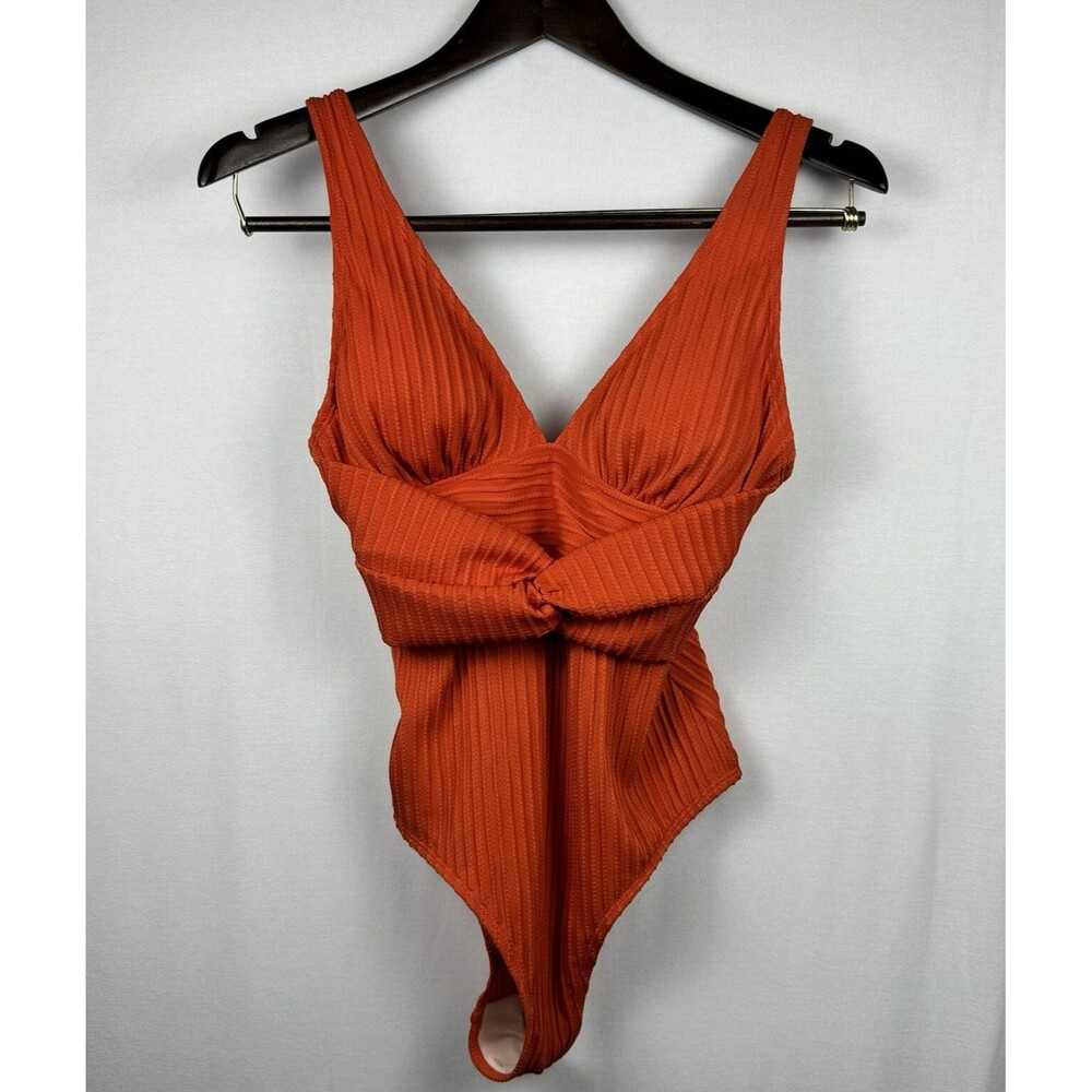 Cupshe Rust One Piece Swimsuit